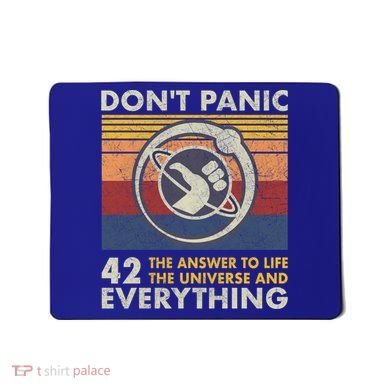 42 Answer To All Questions Gift Life Universe Everything Funny Gift Mousepad