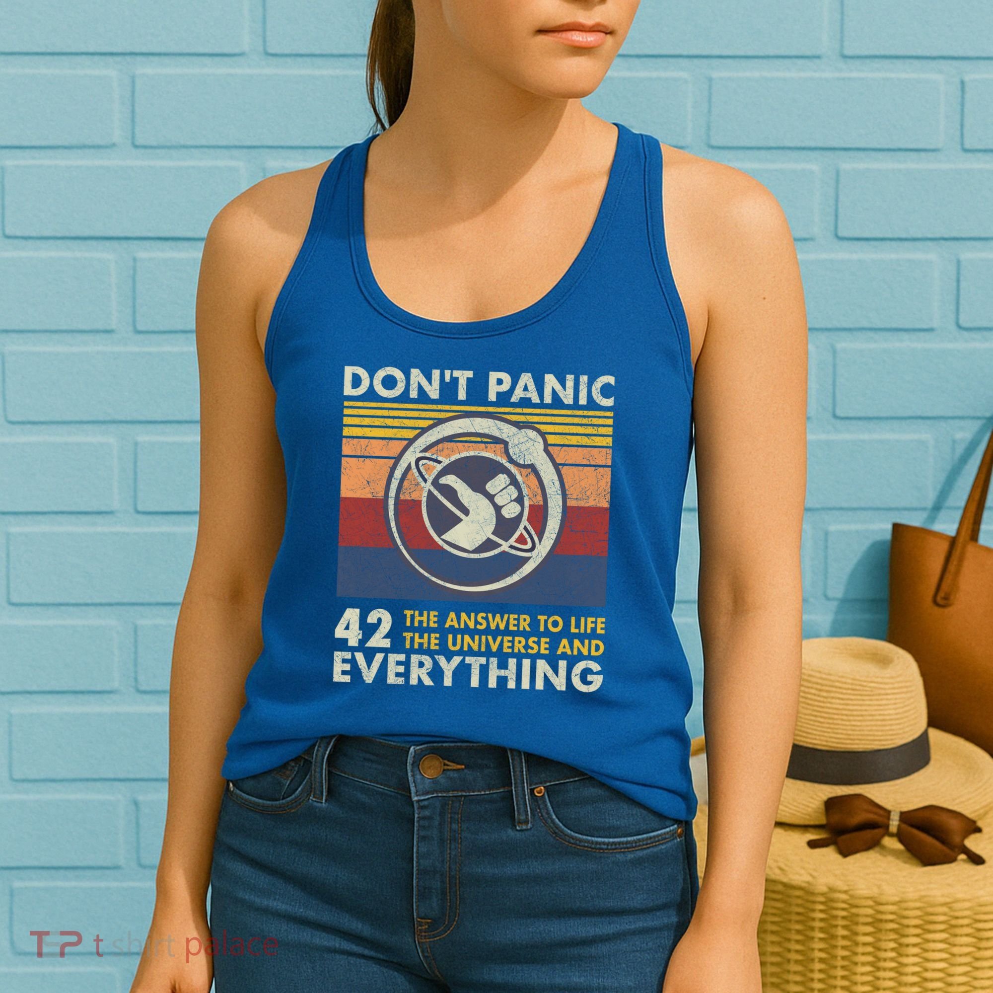 42 Answer To All Questions Gift Life Universe Everything Funny Gift Women's Tank Top