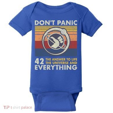 42 Answer To All Questions Gift Life Universe Everything Funny Gift Baby Bodysuit