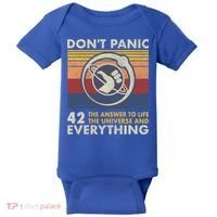 42 Answer To All Questions Gift Life Universe Everything Funny Gift Baby Bodysuit thumb 0