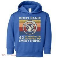 42 Answer To All Questions Gift Life Universe Everything Funny Gift Toddler Hoodie thumb 0