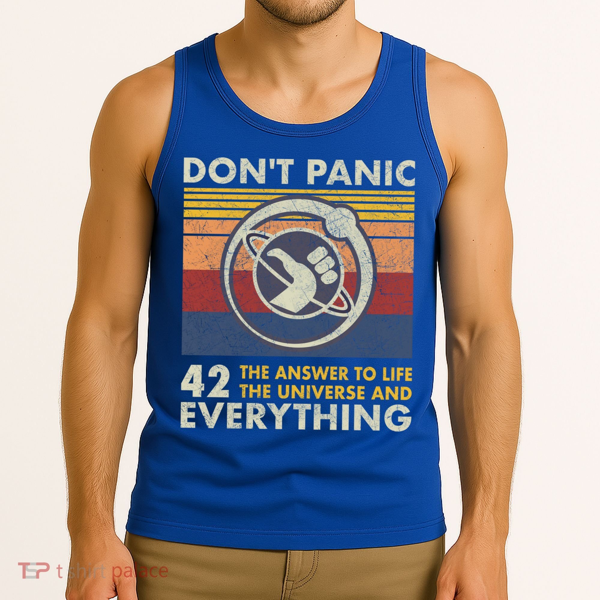 42 Answer To All Questions Gift Life Universe Everything Funny Gift Tank Top