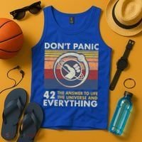 42 Answer To All Questions Gift Life Universe Everything Funny Gift Tank Top thumb 4
