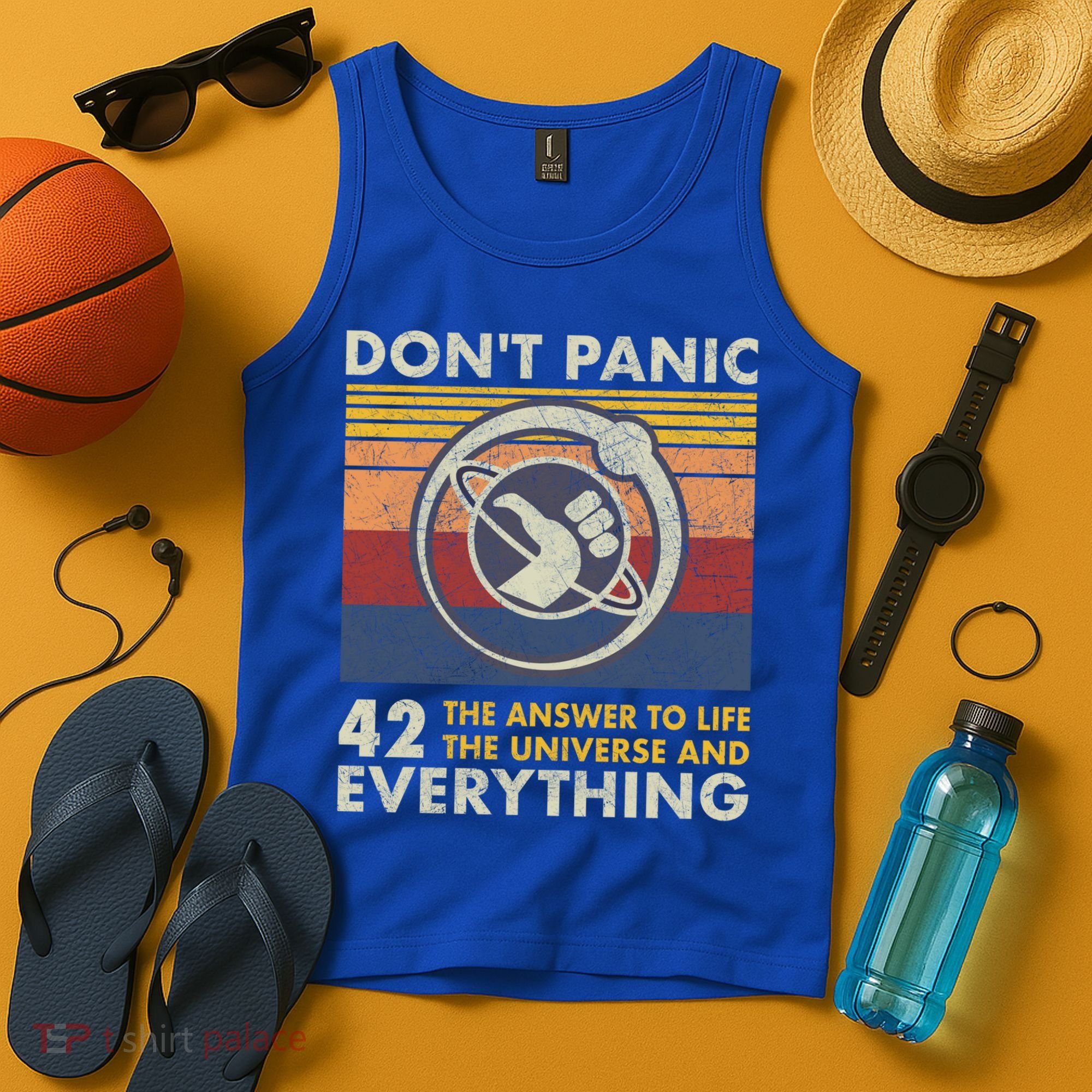 42 Answer To All Questions Gift Life Universe Everything Funny Gift Tank Top