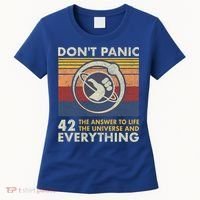 42 Answer To All Questions Gift Life Universe Everything Funny Gift Women's T-Shirt thumb 0