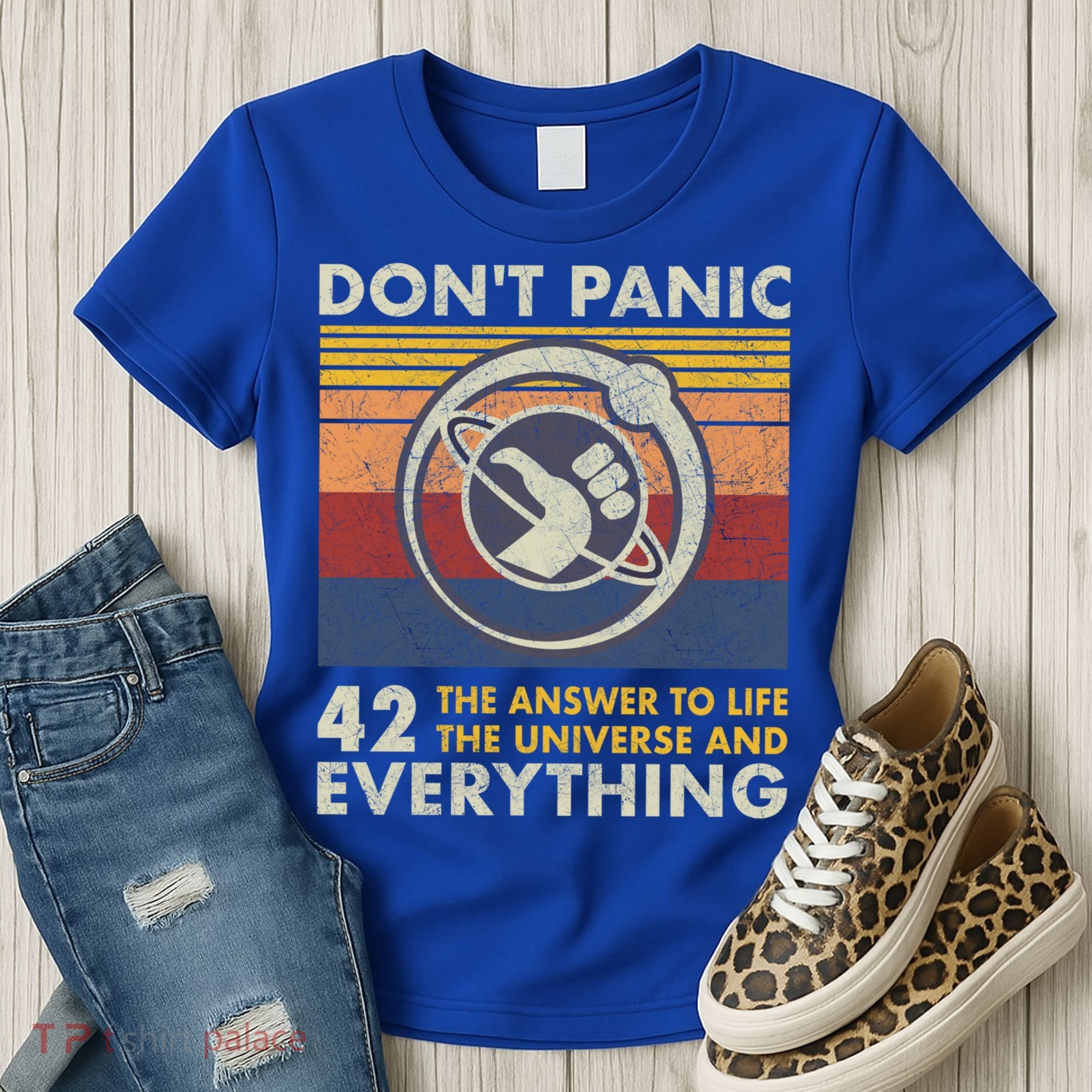 42 Answer To All Questions Gift Life Universe Everything Funny Gift Women's T-Shirt