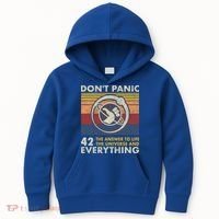42 Answer To All Questions Gift Life Universe Everything Funny Gift Kids Hoodie thumb 0