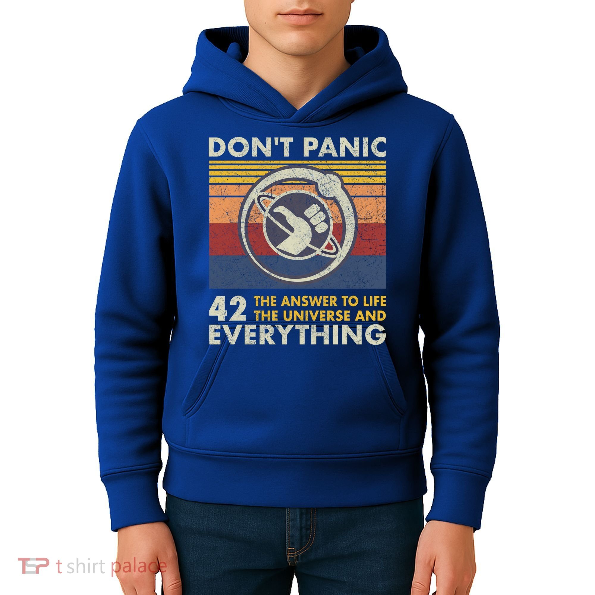 42 Answer To All Questions Gift Life Universe Everything Funny Gift Kids Hoodie