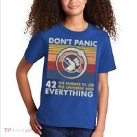 42 Answer To All Questions Gift Life Universe Everything Funny Gift Kids T-Shirt thumb 2