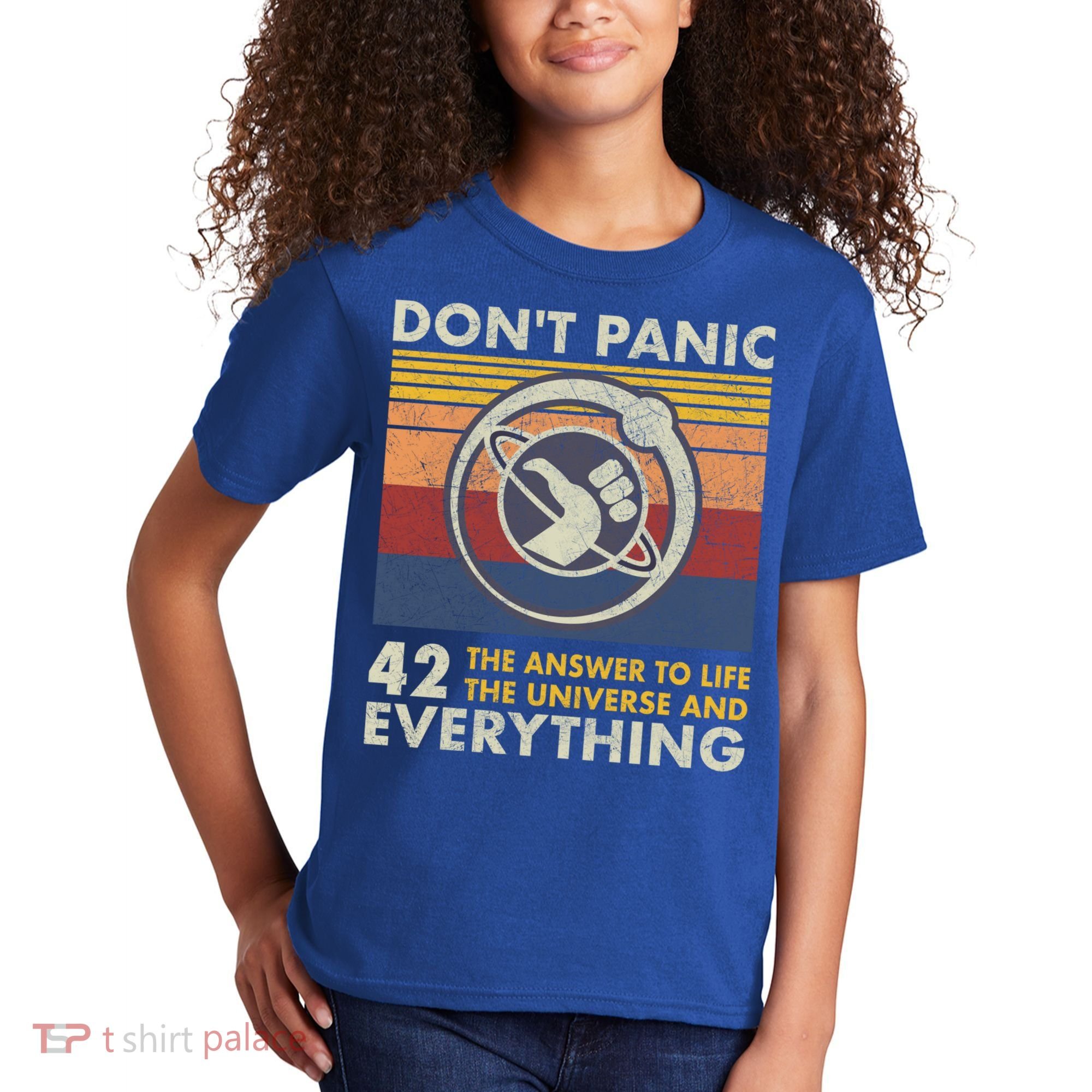 42 Answer To All Questions Gift Life Universe Everything Funny Gift Kids T-Shirt