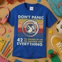 42 Answer To All Questions Gift Life Universe Everything Funny Gift Kids T-Shirt thumb 3