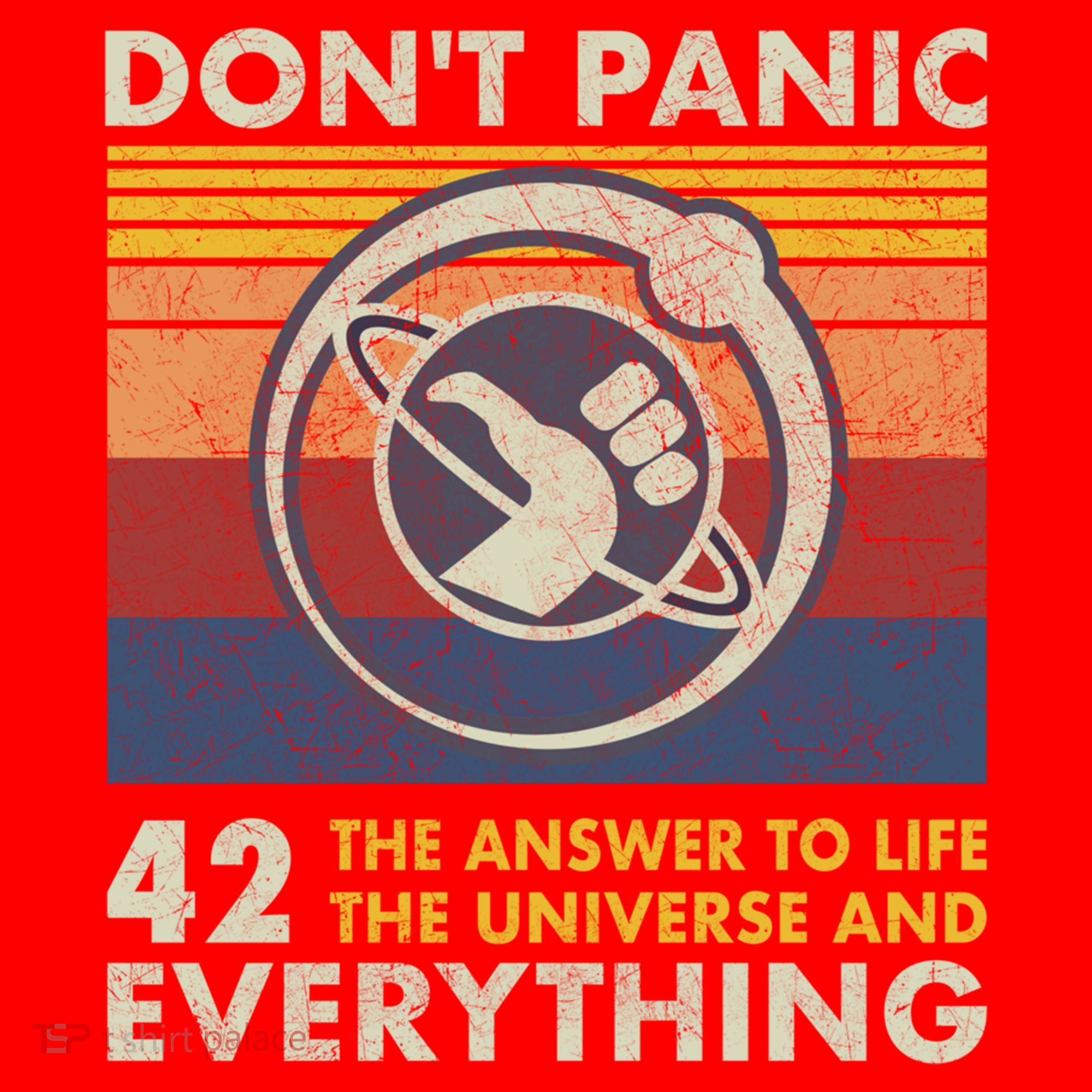 42 Answer To All Questions Gift Life Universe Everything Funny Gift Santa Hat