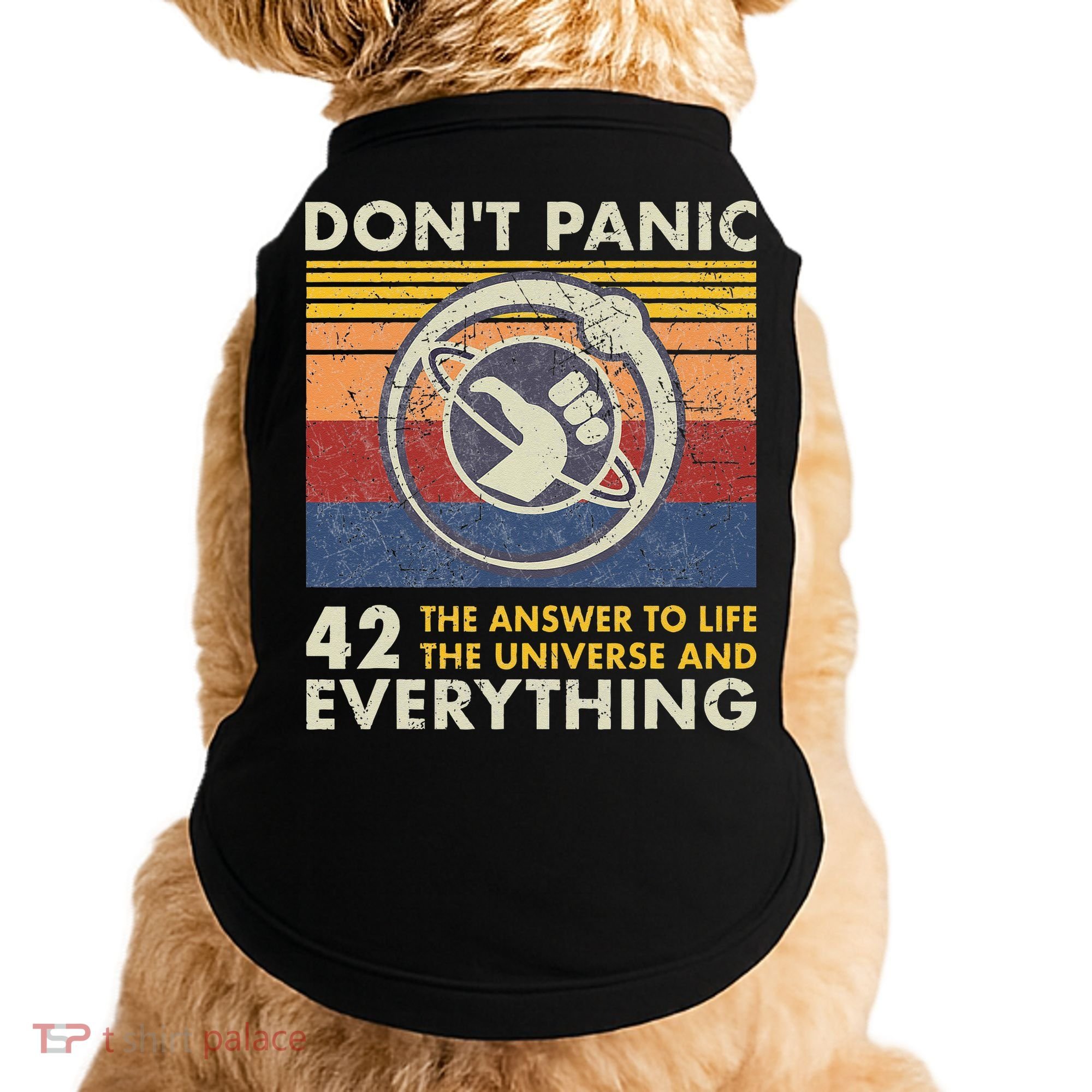 42 Answer To All Questions Life Universe Everything Doggie Tank
