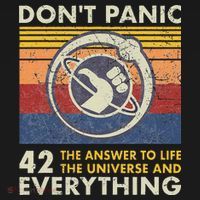 42 Answer To All Questions Life Universe Everything Bucket Hat thumb 4