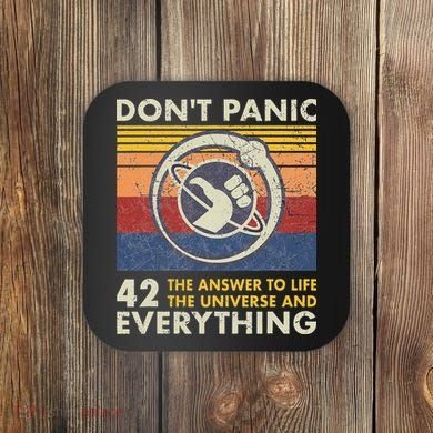 42 Answer To All Questions Life Universe Everything Coaster