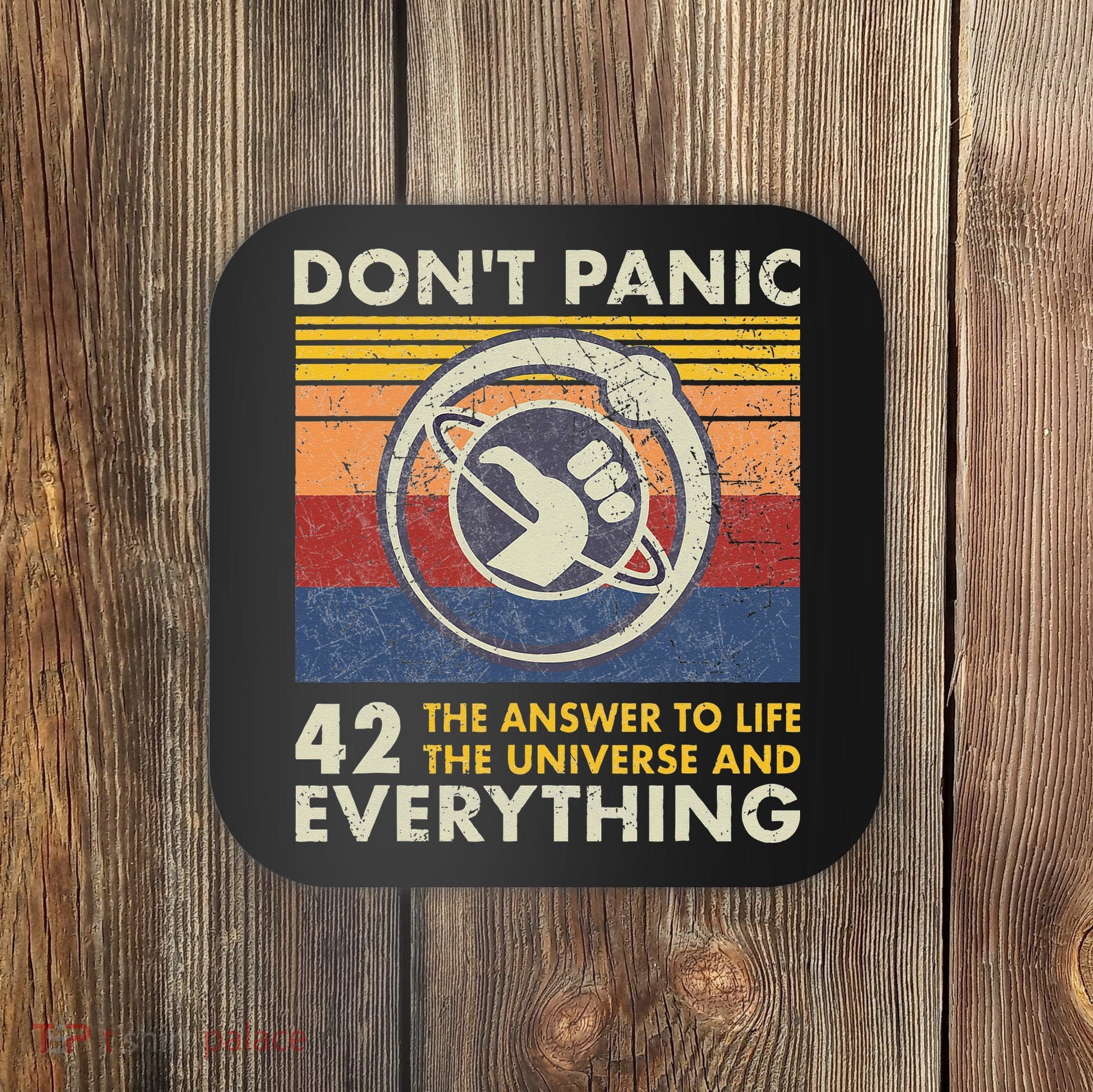 42 Answer To All Questions Life Universe Everything Coaster