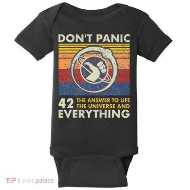 42 Answer To All Questions Life Universe Everything Baby Bodysuit