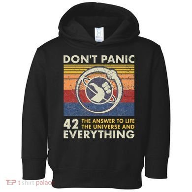 42 Answer To All Questions Life Universe Everything Toddler Hoodie