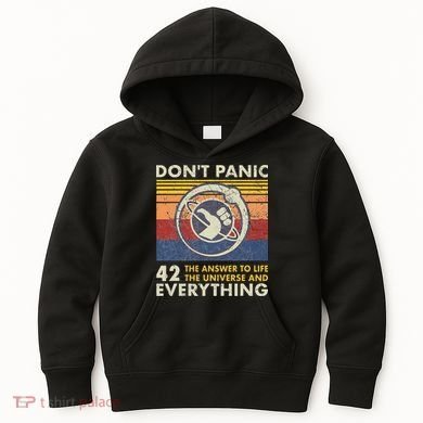 42 Answer To All Questions Life Universe Everything Kids Hoodie