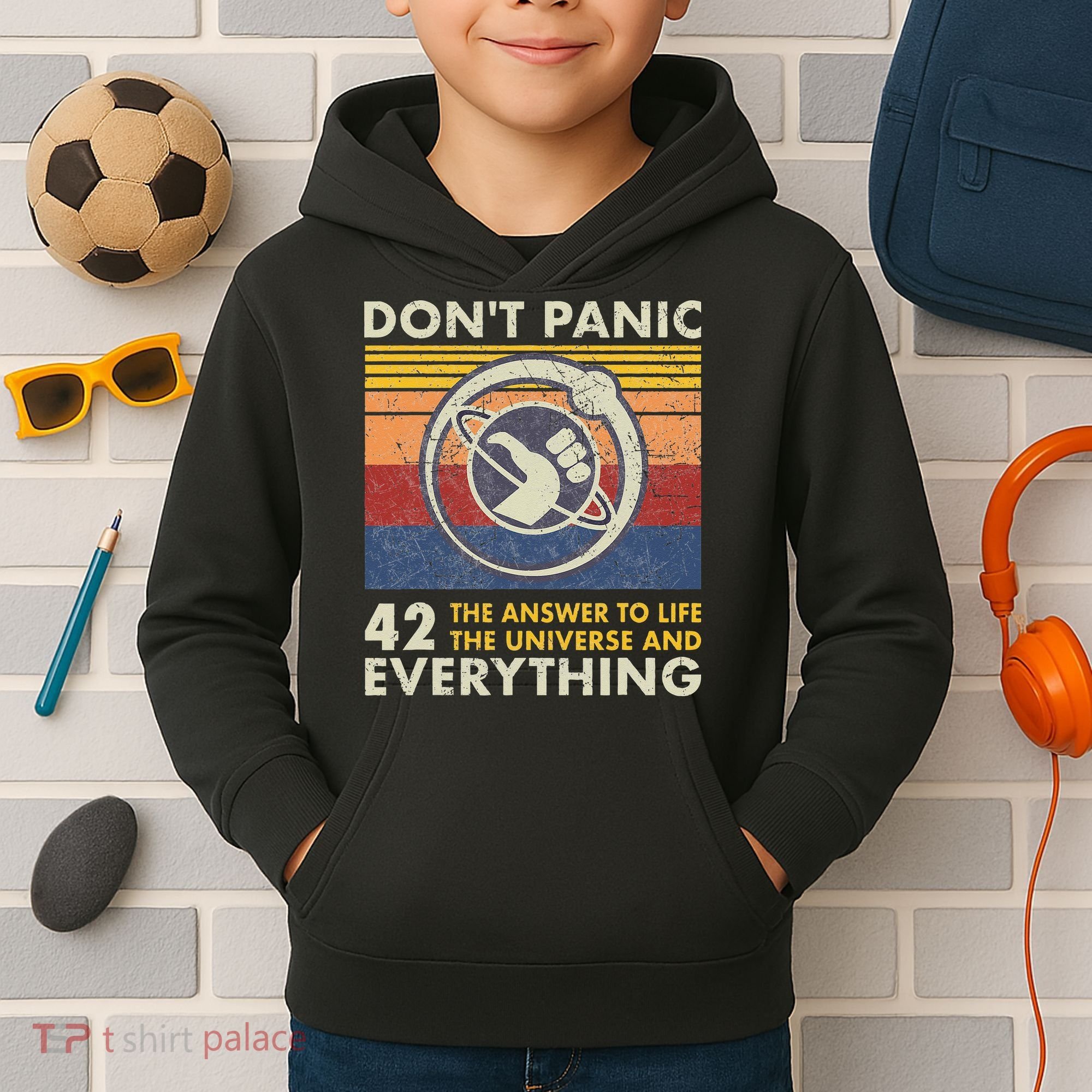 42 Answer To All Questions Life Universe Everything Kids Hoodie