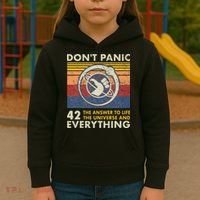 42 Answer To All Questions Life Universe Everything Kids Hoodie thumb 3