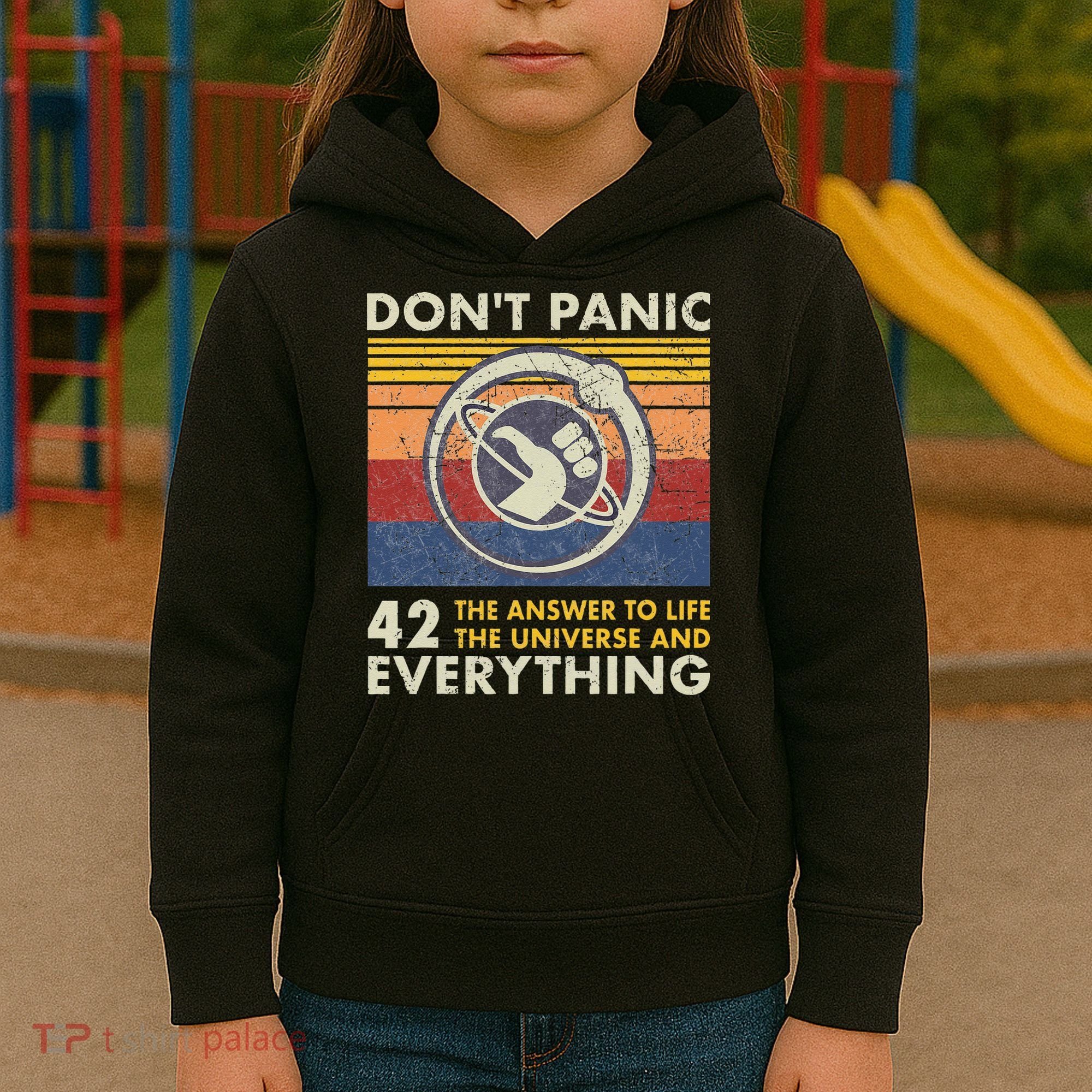 42 Answer To All Questions Life Universe Everything Kids Hoodie