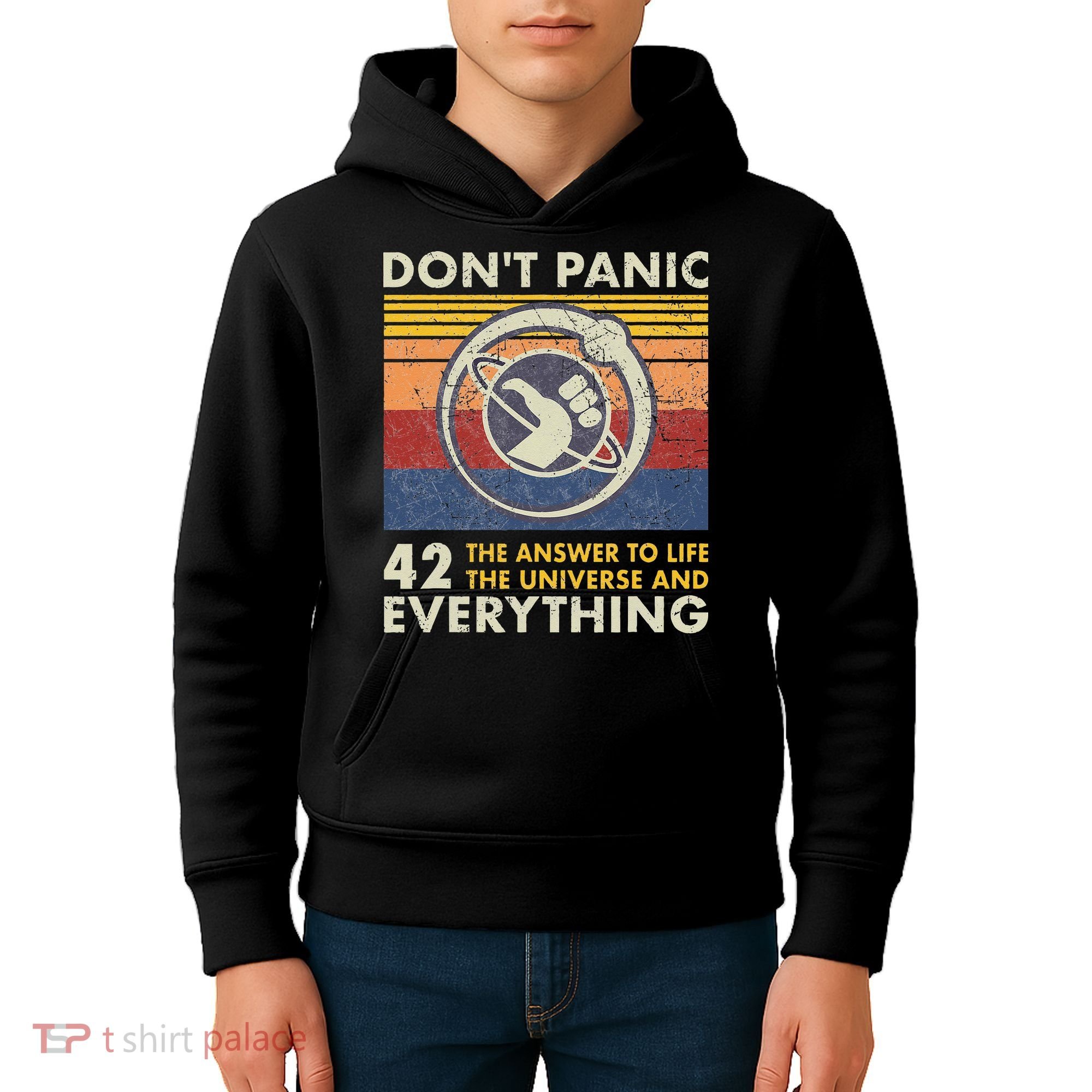42 Answer To All Questions Life Universe Everything Kids Hoodie