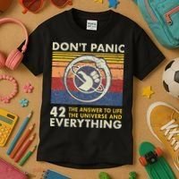 42 Answer To All Questions Life Universe Everything Kids T-Shirt thumb 3