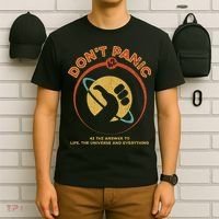 42 Answer To Life The Universe And Everything DonT Panic T-Shirt thumb 6