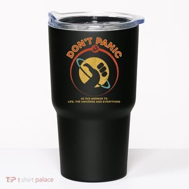 42 Answer To Life The Universe And Everything DonT Panic Tumbler