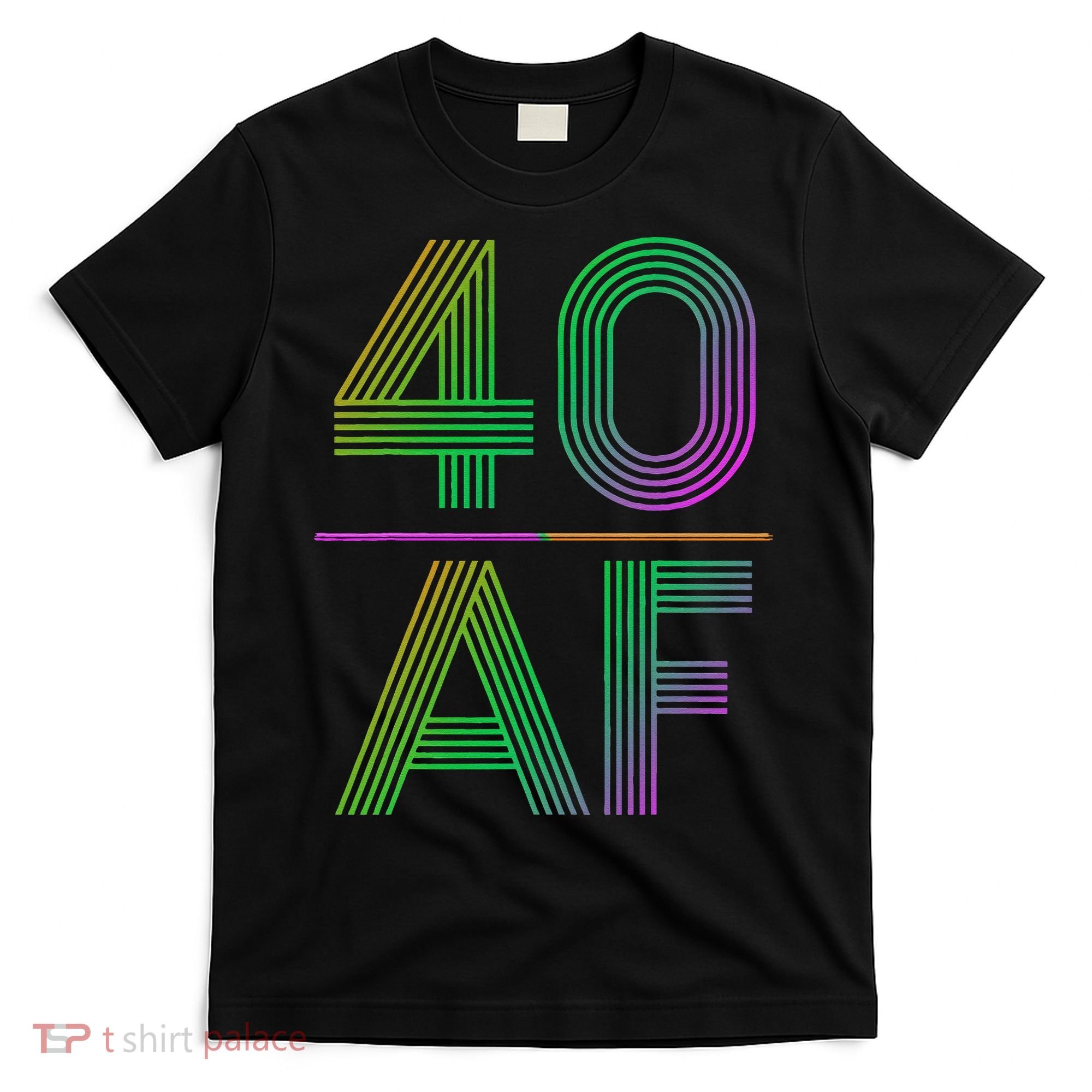 40 AF Vintage 40th Birthday Gift T-Shirt