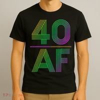 40 AF Vintage 40th Birthday Gift T-Shirt thumb 3