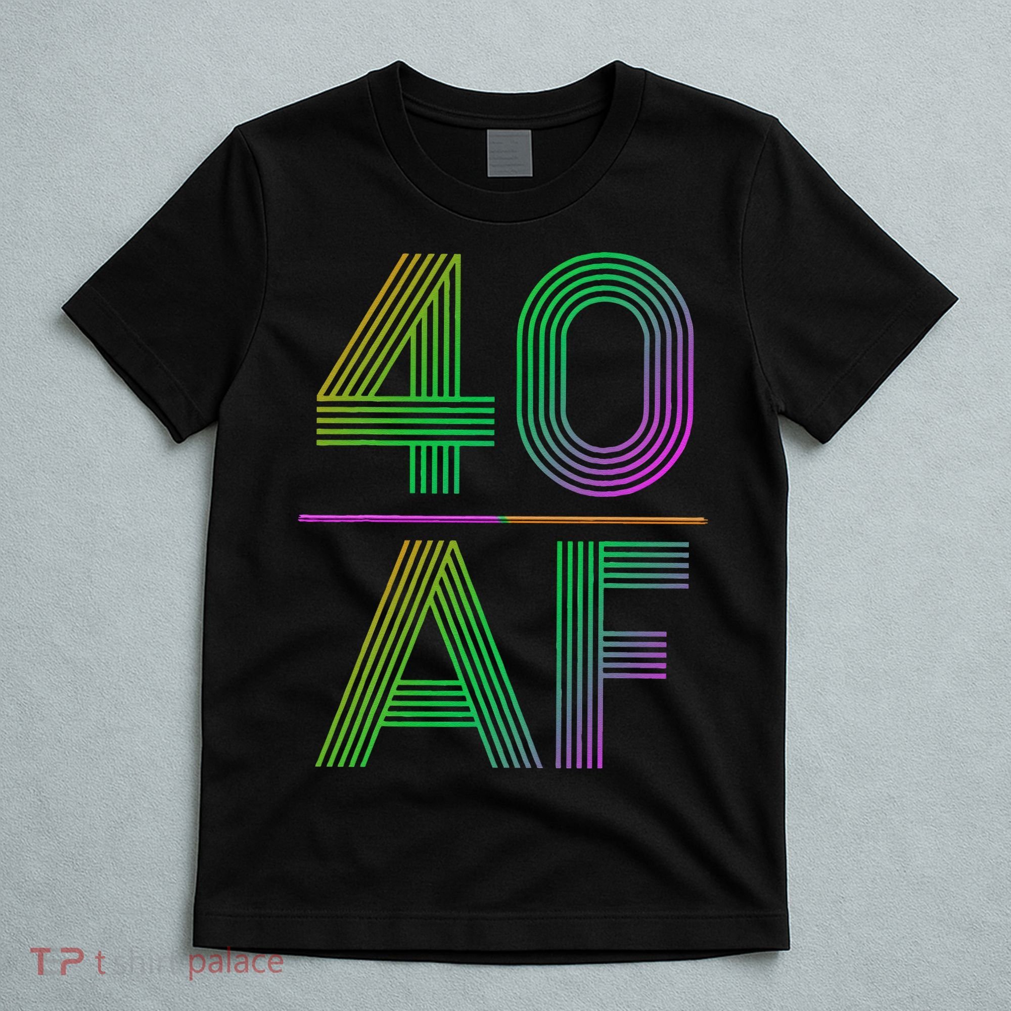 40 AF Vintage 40th Birthday Gift T-Shirt