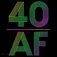 40 AF Vintage 40th Birthday Gift T-Shirt thumb 7