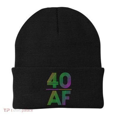 40 AF Vintage 40th Birthday Gift Beanie