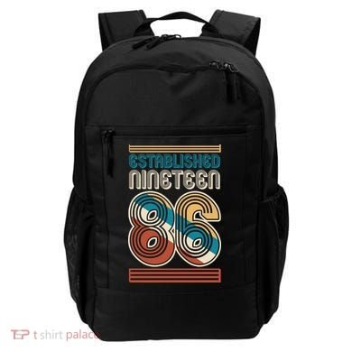 40th Birthday 1986 Established Nineteen 86 Backpack
