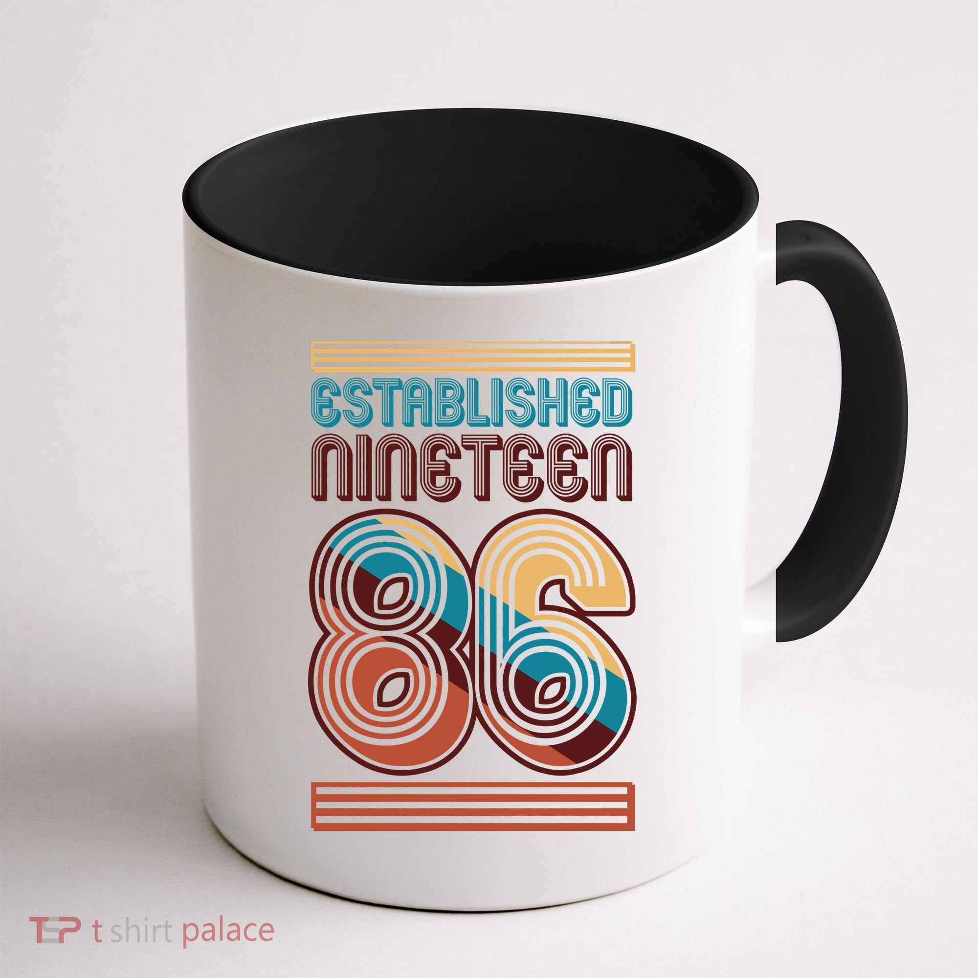 40th Birthday 1986 Established Nineteen 86 Coffee Mug