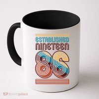 40th Birthday 1986 Established Nineteen 86 Coffee Mug thumb 0
