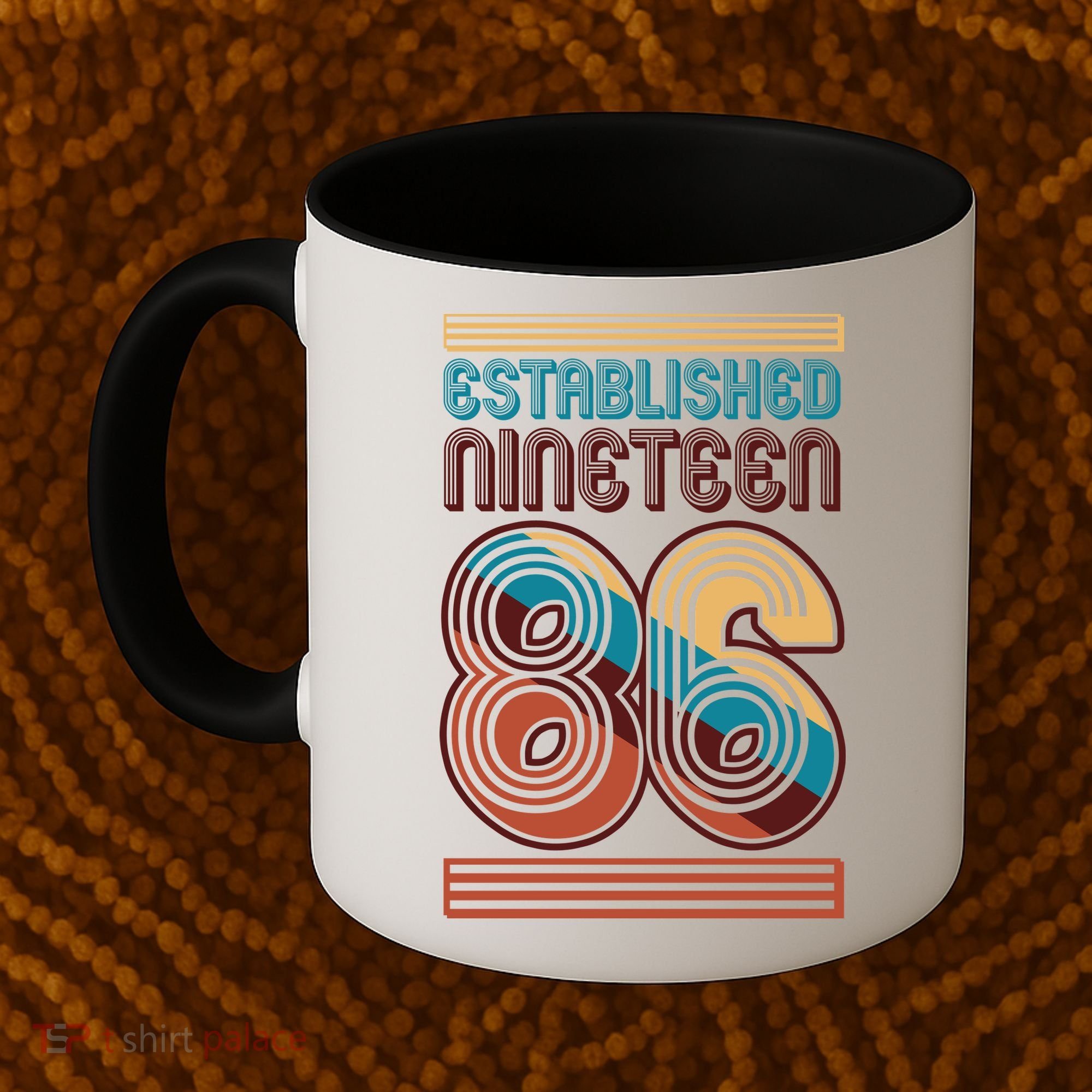 40th Birthday 1986 Established Nineteen 86 Coffee Mug