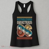 40th Birthday 1986 Established Nineteen 86 Women's Tank Top thumb 3