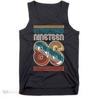 40th Birthday 1986 Established Nineteen 86 Tank Top thumb 0