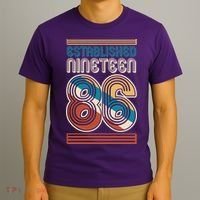 40th Birthday 1986 Established Nineteen 86 T-Shirt thumb 3