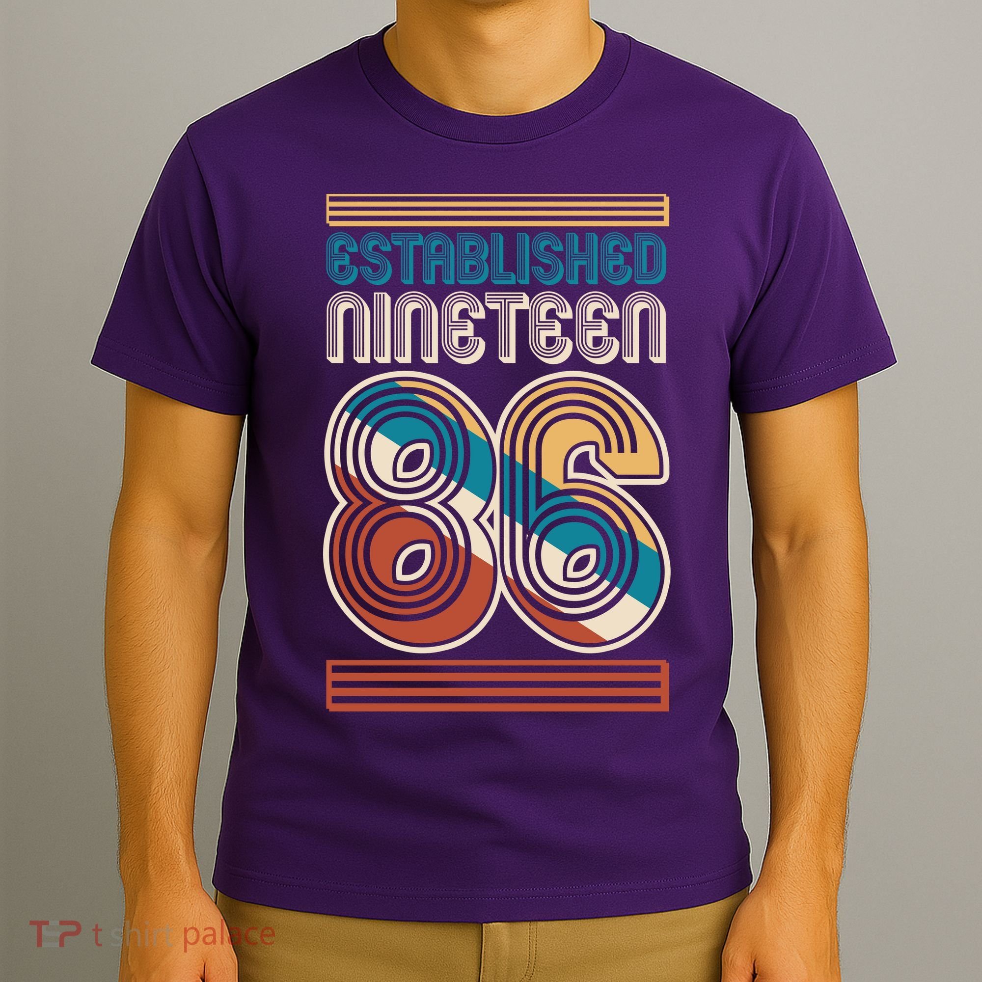 40th Birthday 1986 Established Nineteen 86 T-Shirt