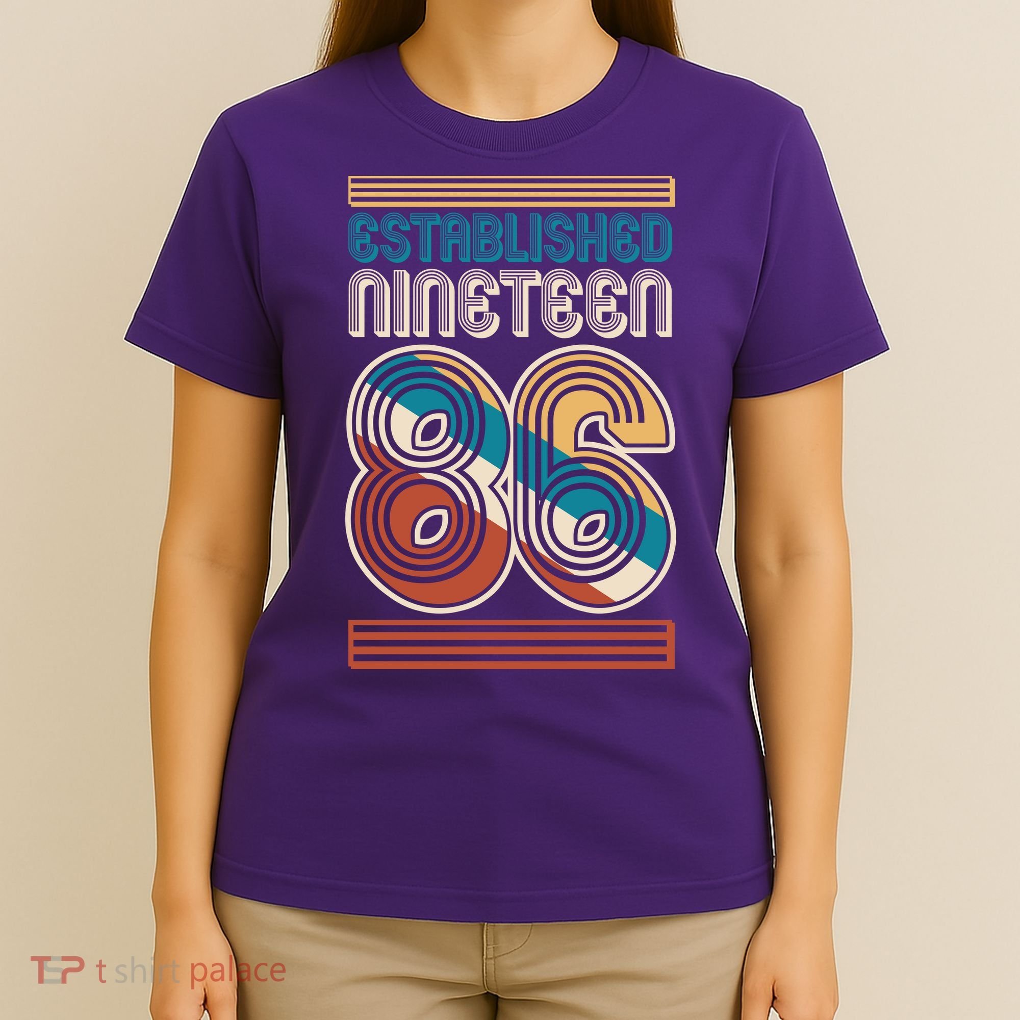40th Birthday 1986 Established Nineteen 86 T-Shirt