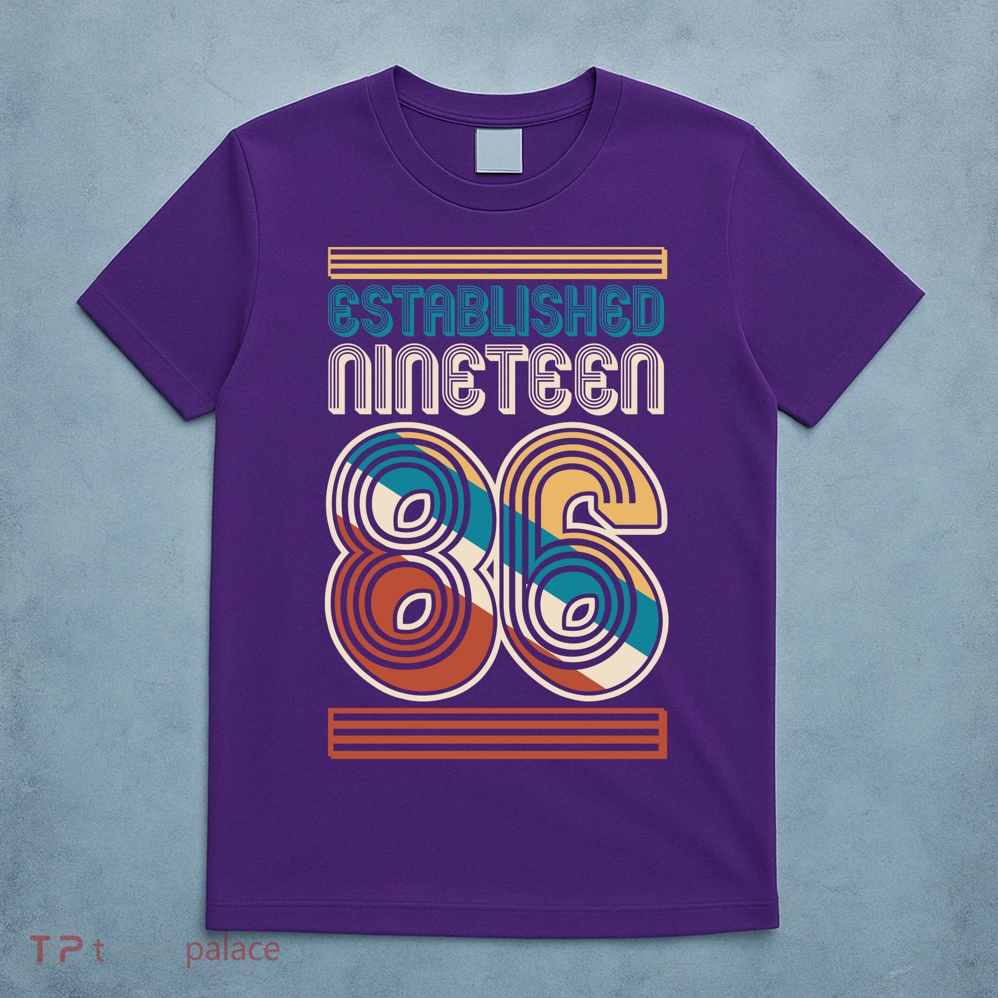40th Birthday 1986 Established Nineteen 86 T-Shirt