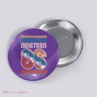 40th Birthday 1986 Established Nineteen 86 Button thumb 0