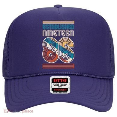 40th Birthday 1986 Established Nineteen 86 Hat