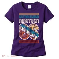 40th Birthday 1986 Established Nineteen 86 Women's T-Shirt thumb 0