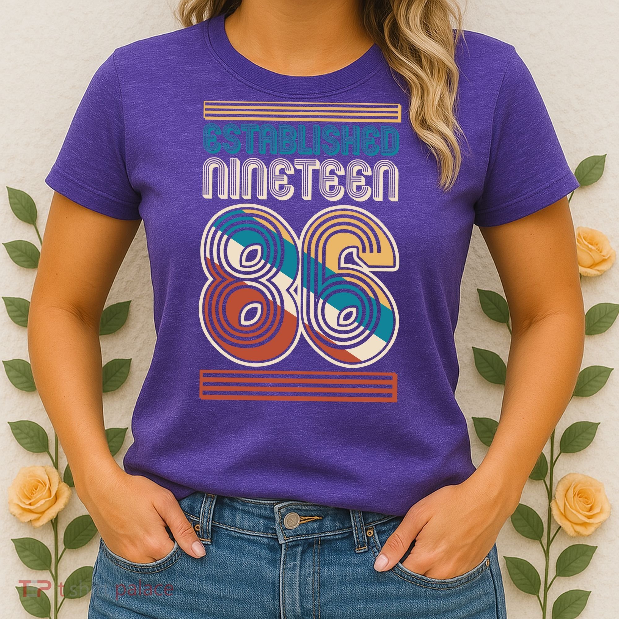 40th Birthday 1986 Established Nineteen 86 Women's T-Shirt