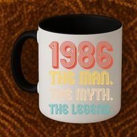 40th Birthday 1986 The Man Myth The Legend Coffee Mug thumb 2